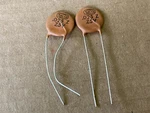 Nos 1960S Solar .025 Uf Ceramic Disc Capacitors .022 Guitar Tone (qty). Fixed Price $20.00.