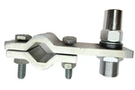 Pro Trucker Aluminum Double Groove Horizontal Mirror Mount With SO-239 Stud. Fixed Price $18.95.