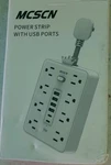 Mcscn MP01U Power Strip 14 Outlets Usb Surge Protection White Plug. Fixed Price $14.50.