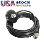 SO239 Magnetic Mount Base PL259 Connector & 5M RG-58 Cable For Mobile Radio. Fixed Price $13.90.