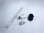 Rupp New PAK-0004 Threaded Antenna Support Flat Mount 1.5" Id Collar 12" Pipe. Fixed Price $66.99.
