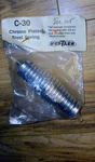 Hustler C-30 Cb Radio Antenna Heavy Duty Chrome Plated Barrel Potbelly Spring. Fixed Price $30.00.