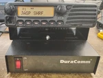 Kenwood TK-7150 Vhf Fm Transceiver Radio W/ Duracomm LP-14 Power Supply.. Fixed Price $170.00.