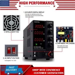 Adjustable Dc 0-30V 60V 120V 6A 10A Power Supply Lab Variable Regulated Source. Fixed Price $56.99.