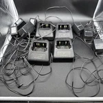 4 Motorola NTN1171A Battery Chargers W/ Power Supply/transformers Parts. Fixed Price $42.00.