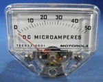 Vintage Motorola 72-83319G01 Dc Microamperes Meter 0-50 Ham Radio (free Ship!). Fixed Price $49.99.