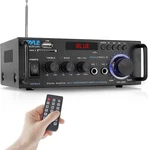 Pyle Compact Bluetooth Fm Power Amplifier 100WX2 Max Inputs W/ Rca & Terminals. Fixed Price $37.99.
