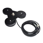 Triple Magnetic Mount SO239 Connector W/16.4FT Low Loss RG58 Coaxial Cabl. Fixed Price $55.36.