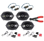 Kicker (2) CS684 Car Audio 6X8" 5X7" Speaker 0-300HZ Bass Blockers Wire Stripper. Fixed Price $139.90.