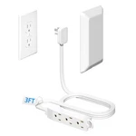 3FT Flat Plug Extension Cord With Outlet Covers Baby Proofing,ultra Thin Outl.... Fixed Price $16.12.