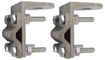 2 Lot Accessories Unlimited AUC1 3-WAY Cb Single Groove Mirror Mount W/ No Stud. Fixed Price $38.95.