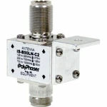 Polyphaser IS-B50LN-C2-ME Bulkhead Lightning Arrestor, 10-1000 Mhz, N-type F/m. Fixed Price $96.79.