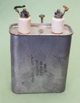 Ge 2 Fd 3000 Vdc Hermetically Sealed Oil Capacitor With Mounting Hardware. Fixed Price $49.98.