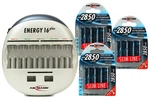 Ansmann Energy 16 Plus Battery Charger + (12) Aa Batteries. Fixed Price $301.96.
