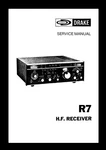 Drake R7 Receiver Service Manual For H Coil Bound. Fixed Price $18.95.