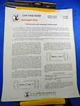 Ef Johnson Wm Nye Hf Low Pass Filter 250-20 250-35 Instructions Sheet. Fixed Price $19.99.