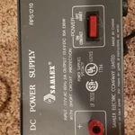 Samlex RPS1210 Power Supply 13.6VDC 10A 136W Short Circuit Protection On/off. Fixed Price $35.00.