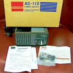 Volts Power Supply Dc Works Great Sharp Model AD-112. Fixed Price $35.00.