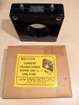 Weston Instruments 607 Current Transformer 1500/5 5VA 25-800HZ. Fixed Price $44.95.