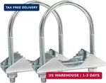 2PCS Stainless Steel Antenna Clamp U-bolt Mounting Hardware Heavy Duty Pol. Fixed Price $12.99.