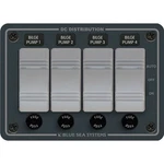 Blue Sea 8666 Water-resistant Bilge Panel 4 Contura Switches. Fixed Price $177.99.