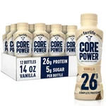 Core Power Protein Shake, Vanilla, 26G Bottle, 14OZ, 12 Pack. Fixed Price $29.50.