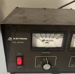 Astron VS-20M Power Supply For Ham Radio Amplifier, & Volt Meters. Fixed Price $69.50.