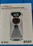 Eton FRX2 American Red Cross Edition Hand Turbine Am/fm Weather Alert Radio. Fixed Price $28.00.