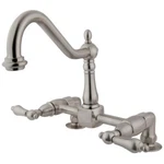 Kingston Brass KS1148AL Heritage Two-handle Bridge Kitchen Faucet. Fixed Price $254.78.