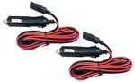 2 Lot Accessories Unlimited AUCB91P 3-PIN Radio Power Cords With Lighter Plug. Fixed Price $39.95.