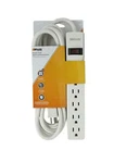 Woods 41436 Power Strip With Outlets And Overload Safety 8-FOOT Cord, White. Fixed Price $20.35.