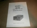 Vintage 1970'S Teac AN-60 Noise Reduction Unit Instruction Manual. Fixed Price $29.99.