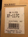 Yaesu XF117C Cw Filter. Fixed Price $109.95.