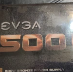 Evga 500W Bronze Atx Power Supply Black. Fixed Price $50.00.