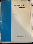 C. 1969-70 Yaesu Musen Co. FT-560 Instruction MANUAL(FTDX560). Fixed Price $50.00.