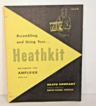 Original Heathkit Williamson Type Amplifier W-5M Assembly Manual 1958-31 Pages. Fixed Price $15.00.