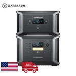 Dabbsson Power Station Solar Generator + Expandable Battery For Rv Trip Home. Fixed Price $1869.00.