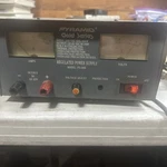 Pyramid PS-36K Dual Meter Power Supply 12-15VDC 35 Amp. Not Moving. Fixed Price $50.00.