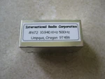 Inrad 672 500HZ Cw Solder Filter (10940 Khz Center) For Yaesu FT-990. Fixed Price $100.00.