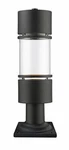 Z-lite 553PHB-553PM-BK-LED Luminata Outdoor Post Mount Light. Fixed Price $380.00.