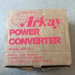 Vintage Arkay Power Converter APR-12-1 With Original Box 115V To 12V Dc. Fixed Price $39.99.