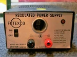 Fotexco Regulated Power Supply Model: RPS-512. Fixed Price $42.60.
