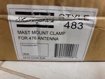 Shakespeare 483 Heavy Duty Mast Clamp Kit For 476 Antenna Brand New. Fixed Price $75.00.