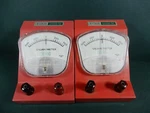 Hickok Teaching Systems Galvanometers (2) One Cracked. Fixed Price $40.00.