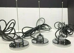 Laird Chrome Antenna Magnet Mount And 12' Cable (qty 3). Fixed Price $124.99.