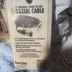 Barjan Coaxial Cable RG58AU Co-phase Plug To 12 Foot Cb Radio #300-525. Fixed Price $9.00.