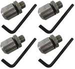 4 Lot Procomm JBC930SS Cb Radio Stainless Steel Antenna Super Heavy Duty Studs. Fixed Price $98.95.