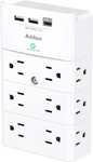 Multi Plug Outlet - Addtam Surge Protector Wall Mount With 12 1C2A, White. Fixed Price $15.00.