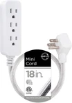 Cordinate Designer Mini 3-OUTLET Power Strip, 18 Braided Extension Cord, Grou. Fixed Price $13.95.