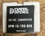 Datel BPM-15/165-D28 Power Supply Dc/dc Converter. Fixed Price $22.75.